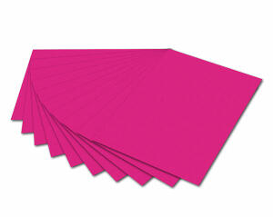 Tonzeichenpapier 50x70cm Pink mit EAN,130g