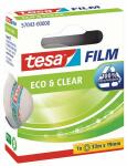 tesa Klebefilm Eco & Clear - unsichtbar, 19 mm x 33 m