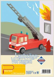Laubbsägevorlage Motiv Freuerwehr - ab 6 Jahren - Produkt und Design made in Germany