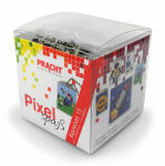Pixel Bastelset 15 groß 6 Medaillons im Würfel...