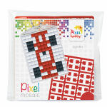 Pixel Schlüsselring Set Rennauto