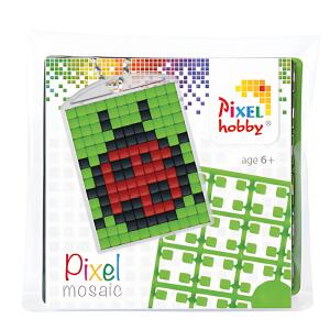 PRACHT Pixel Schlüsselring Set Käfer