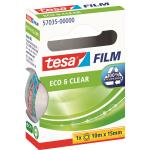 tesa Klebefilm Eco & Clear - unsichtbar, 15 mm x 10 m