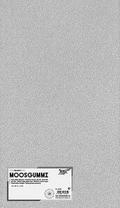Moosgummi 2mm hellgrau FOLIA 231080  20x29cm
