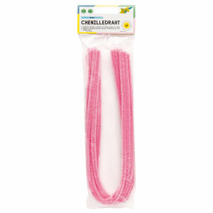 Chenilledraht 10ST rosa FOLIA 77826