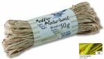 Bast Raffia matt zitronengelb FOLIA 9012 50g  Naturbast