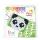 PRACHT Pixel Schlüsselring Set Panda