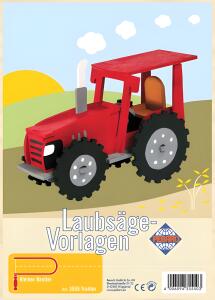 Laubsägevorlage Motiv Traktor - ab 6 Jahren - made in Germany