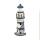 GLOREX Leuchtturm rund 23x8x8cm