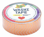 Washi Tape 5 m x 15 mm rosegold Streifen - mit...