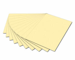 Tonzeichenpapier 50x70cm Strohgelb mit EAN,130g