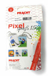 Pixel Spaß 15 klein 2 Medaillons mit Kette