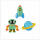 Diamond Dotz Dotzies Set Sticker Weltraum - 1 Set = 3 Stück - ab 8 Jahren