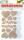 Moosgummi Glitter-Sticker Herzen 2 - 40 Sticker, weiß/gold sortiert