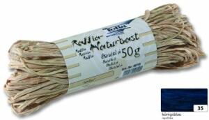 Bast Raffia matt königsblau FOLIA 9035 50g  Naturbast