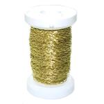 GLOREX Effektdraht gold 0,25mm 60m