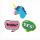 Diamond Dotz Dotzies Set Sticker Wow - 1Set = 3 Stück - ab 8 Jahren