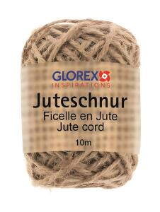 GLOREX Juteschnur hellbraun 10m