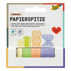 Papierbordüren Butterfly selbstklebend, 4 Rollen - 4x1m