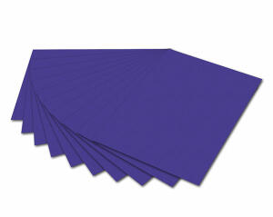 Tonzeichenpapier 50x70cm Dk.violett mit EAN,130g