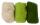 GLOREX Schafwolle 3 x 10g Grün-Mix