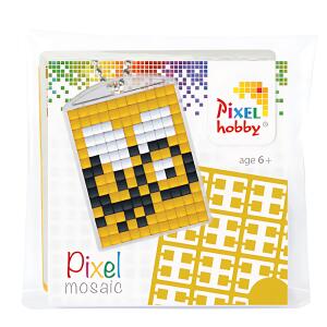 PRACHT Pixel Schlüsselring Set Biene
