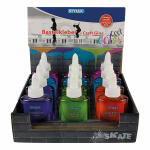 Bastelkleber 90g farbig sortiert STYLEX 23378 i. Display