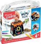 Spardose MINI BOX aus Samtpapier bemalen