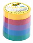 Washi Tapes 10mm x 10m Colour Basic 5 Farben - Klebeband...