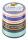 Washi Tapes 10m Strip Neon I 3er Set - Klebeband aus Reispapier, von Hand abreißbar, säurefrei, - 1 Rolle 20mmx10m, 2 Rollen 15mmx10m, Folia