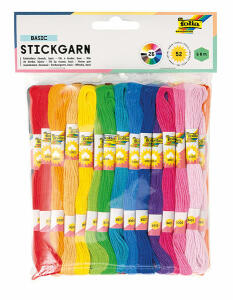 Bastelset Stickgarn 52ST FOLIA 23991   52x8m