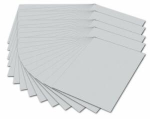 Fotokarton A4  hellgrau FOLIA 614/50 80  300g