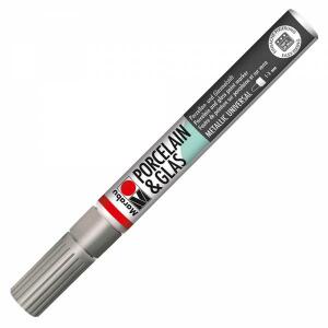 Porcelain & Glas Painter Silber, 1-2 mm