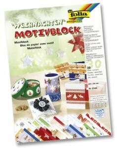 Bastelblock Weihnachten FOLIA 5149  30Bl 24x34cm