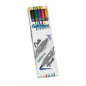 Faserschreiber 5ST Duo classic ONLINE 19077 Calli.Brush
