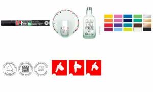 Porcelain & Glas Painter Enzian,1-2 mm Spitze