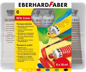 Eberhard Faber Tempera Tuben 6er Etui 18ml