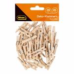 Wäscheklammern Idena 28mm 45 Stück aus Holz