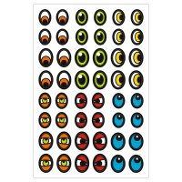 Ursus STICKER "AUGEN"BUNT 100 PAARE SORTIERT