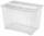 TexBox transparent+Deckel 57 x 38 x 40,5cm