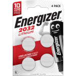 ENERGIZER Knopfzellen-Batterie Lithium CR2032 3,0Volt - 4...