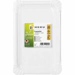 Pappteller, weiß, 20St. 13x20cm, 250g/m² -...