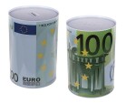 Spardose Metall 100 Euro Note
