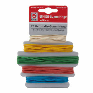 Gummiringe auf Karte sortiert WIHEDÜ 510.010 SBGU75