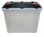 Ordnungsbox transp. 30L 31x42x34cm, mit Deckel -...