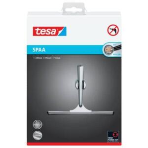 tesa Duschabzieher - chrom/weiß