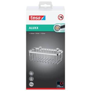 tesa Ablagekorb - einstöckig M, Alu verchromt
