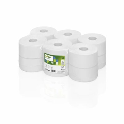 Toilettenpapier Großrolle 2lagig 720 Blatt 180m - Satino Comfort Recycling - JT1-kompatibel, EU Ecolabel