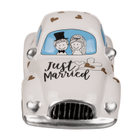 OOTB Spardose mit Schloss Hochzeitsauto Just married