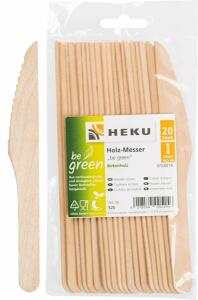 Holz-Messer, 20Stück Länge 16,5cm - "be green" Birke